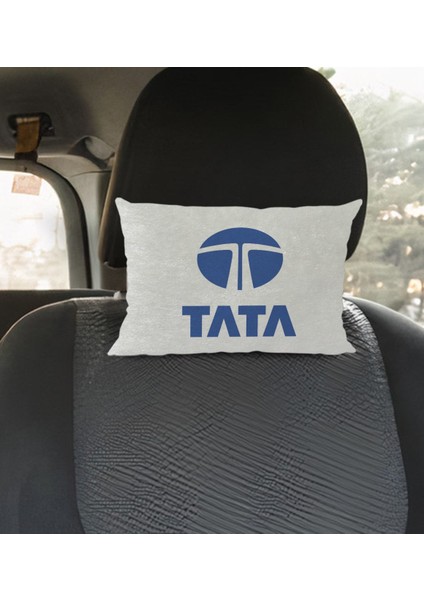 Gift Tata Tasarımlı Dikdörtgen Araç Koltuk Yastığı-1 modelleri