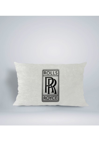 Gift Rolls Royce Tasarımlı Dikdörtgen Araç Koltuk Yastığı-1