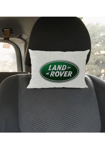 Gift Land Rover Tasarımlı Dikdörtgen Araç Koltuk Yastığı-1