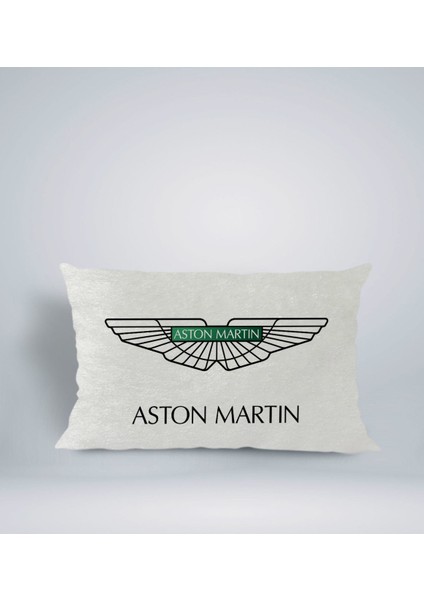 Gift Aston Martin Tasarımlı Dikdörtgen Araç Koltuk Yastığı-1