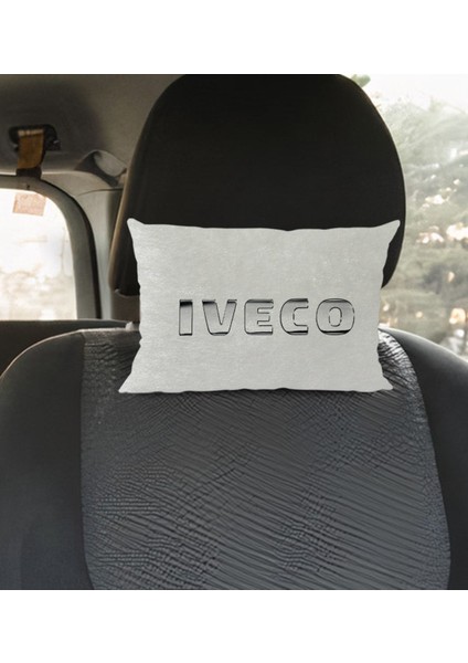 Gift Iveco Tasarımlı Dikdörtgen Araç Koltuk Yastığı-1 modelleri