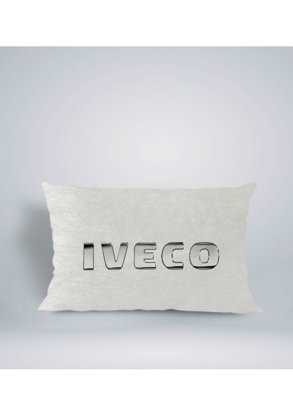 Gift Iveco Tasarımlı Dikdörtgen Araç Koltuk Yastığı-1