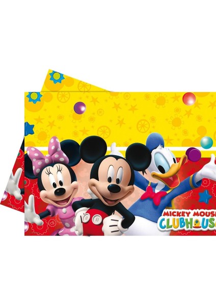 Mickey Mause Playful Temalı Masa Örtüsü 120X180 cm