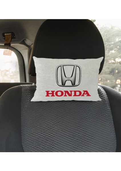 Gift Honda Tasarımlı Dikdörtgen Araç Koltuk Yastığı-1 modelleri