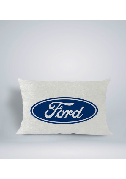 Gift Ford Tasarımlı Dikdörtgen Araç Koltuk Yastığı-1