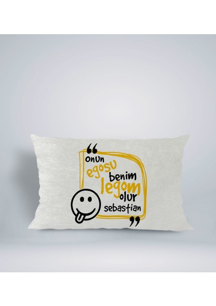 Gift Esprili Dikdörtgen Araç Koltuk Yastığı-7