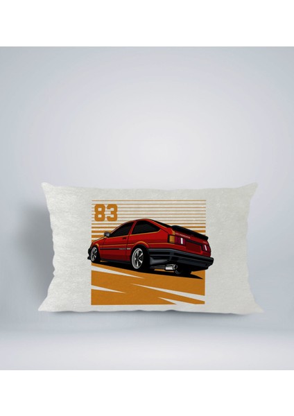 Gift Drift Car Tasarımlı Dikdörtgen Araç Koltuk Yastığı-1