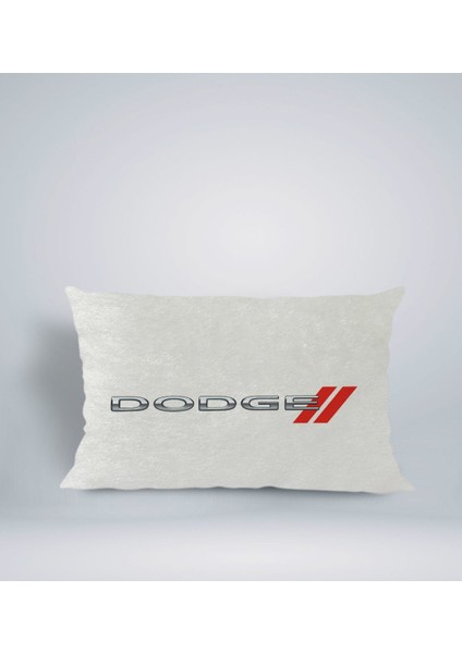 Gift Dodge Tasarımlı Dikdörtgen Araç Koltuk Yastığı-1