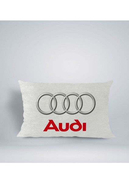 Gift Audi Tasarımlı Dikdörtgen Araç Koltuk Yastığı-2