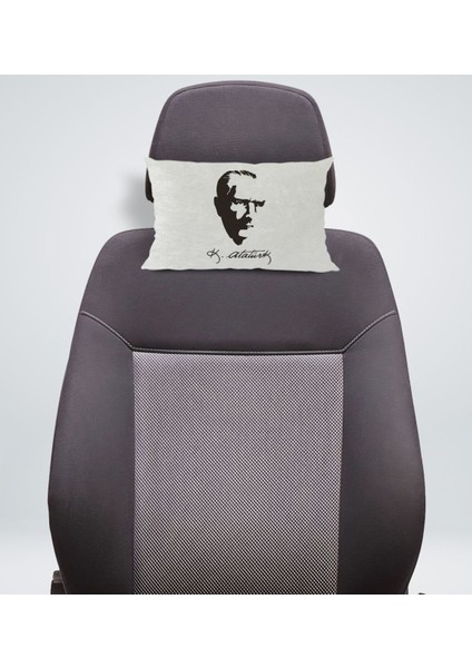 Gift Atatürk Temalı Dikdörtgen Araç Koltuk Yastığı-23 fiyatları