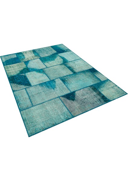 Eşsiz Güzelliğe Sahip Patchwork El Dokuma Halı 160 x 230 cm 5726