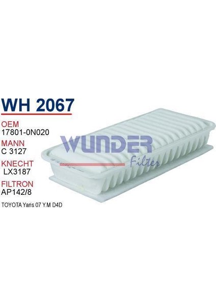 Toyota Yaris Y.m D4D Hava Filtresi