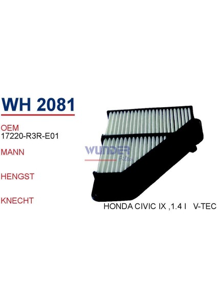 Honda Civic Ix ,1.4 I V-Tec Hava Filtresi