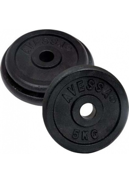 5 kg Siyah Plaka Ağırlık Bar Plakası Döküm