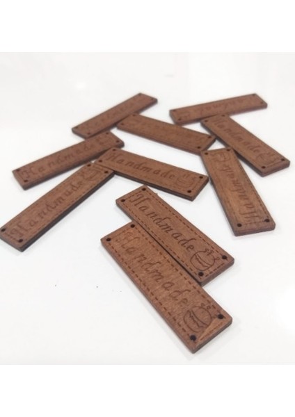 1,8X6,2 Cm Ahşap Etiket 1 Adet No:1