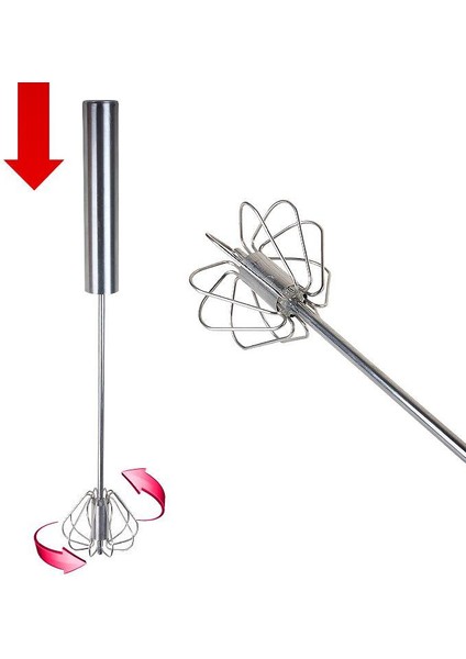 Mikser Karıştırıcı Bas Çek Mikser Karıştırıcı Metal Çırpma Teli Kek Pasta Hazırlama Yumurta Çırpma