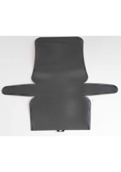 22X43 cm Plastik Kanvas Siyah