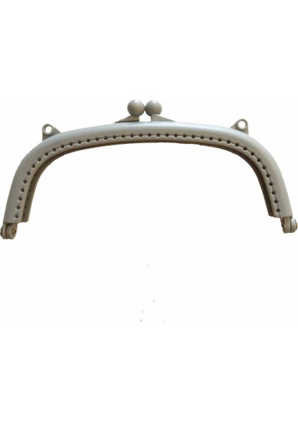 16 cm Plastik Cüzdan Klipsi Gri