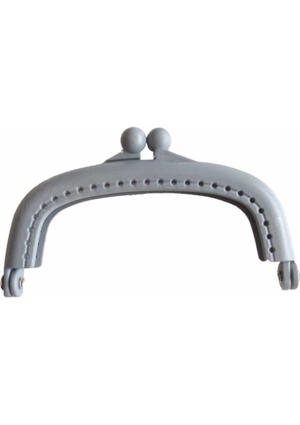 9 cm Plastik Cüzdan Klipsi Gri PC21