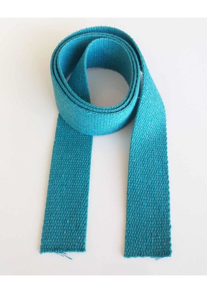4 cm Pamuklu Kolon 1 Metre Turkuaz