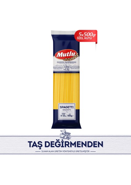 Mutlu Spagetti Makarna 500 gr x 5