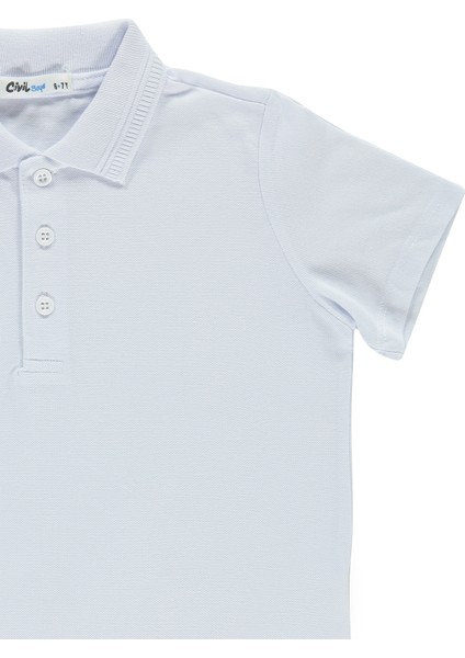 Boys Erkek Çocuk Tişört 6-9 Yaş Beyaz fiyatları