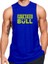 Mavi Erkek Regular Fit -Fitness Bull- Baskılı Bisiklet Yaka Kolsuz T-Shirt 1