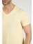 Erkek V Yaka T-Shirt Neo-Alpes Açık Sarı 5