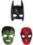 Luxury Shop 3'lü Maske Seti (Batman Maskesi , Hulk Maskesi , Spiderman Maskesi) 1