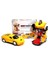 C-TOY Robota Dönüşen Çarp Dön Araba 01296 Sarı 1
