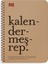LUGAT365 Kraft Kapak Spiralli Defter 16 x 22 cm 80 Yp. Çizgili - Kalendermeşrep 1
