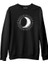 Lordd T-Shirt Full Sun Half Moon Siyah Erkek Kalın Sweatshirt 1