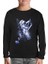 Lordd T-Shirt Stairs To The Moon - Astronotlar Siyah Çocuk Sweatshirt 1