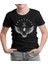 Lordd T-Shirt Kafkas Adige Bayraklı Karta Siyah Çocuk T-Shirt 1