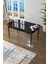Concept Zen Serisi Mdf Açılabilir Siyah Mermer Desenli Mutfak Masası Takımı + 6 Siyah Sandalye 3