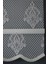 Çift Mekanizmalı Tül Stor Perde NT-102 Beyaz & Pembe Renk Etekli 280 x 200 cm 4