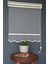 Çift Mekanizmalı Tül Stor Perde Dacuz-91 Kırık Beyaz Renk Etekli 280 x 200 cm 2