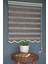 Zebra Stor Perde BZ-256 Koyu Kahve Renk Etekli 200 x 260 cm 1