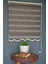 Zebra Stor Perde BZ-256 Koyu Kahve Renk Etekli 200 x 260 cm 2
