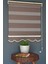 Zebra Stor Perde Kb-06 Koyu Kahverengi Renk Etekli Blackout-Karartma 90 x 200 cm 2