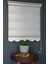 Zebra Stor Perde DK-103 Pudra & Beyaz Renk Etekli 220 x 200 cm 2
