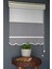 Çift Mekanizmalı Tül Stor Perde Dacuz-210 Kırık Beyaz Renk Etekli 280 x 200 cm 1