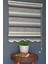 Zebra Stor Perde Mf-10 Krem, Bondi Mavisi & Bordo Renk Etekli 90 x 200 cm 1