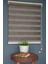 BZ-256 Koyu Kahve Renk Eteksiz Zebra Stor Perde 2