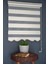 Zebra Stor Perde PLZ-600 Krem & Ekru Renk Etekli 270 x 260 cm 1