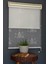 Çift Mekanizmalı Tül Stor Perde Dacuz-212 Kırık Beyaz Renk Eteksiz 280 x 200 cm 1