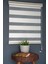 Zebra Stor Perde PLZ-700 Beyaz & Hardal Renk Eteksiz 210 x 200 cm 1