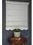 Zebra Stor Perde Pj-02 Beyaz & Krem Renk Etekli 130 x 260 cm 2