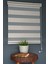 JK-282 Pudra Renk Eteksiz Bambu Zebra Stor Perde 1