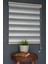 Zn-22 Beyaz & Siyah Renk Eteksiz Zebra Stor Perde 1